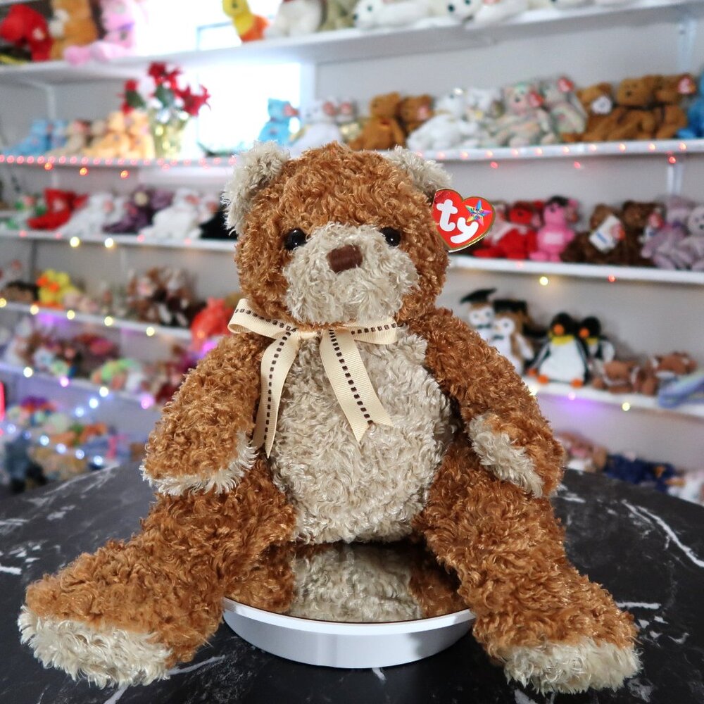 TY Beanie Buddy - Whittle the Bear | MWMT Mint Tags | Retired | Rare | Vintage